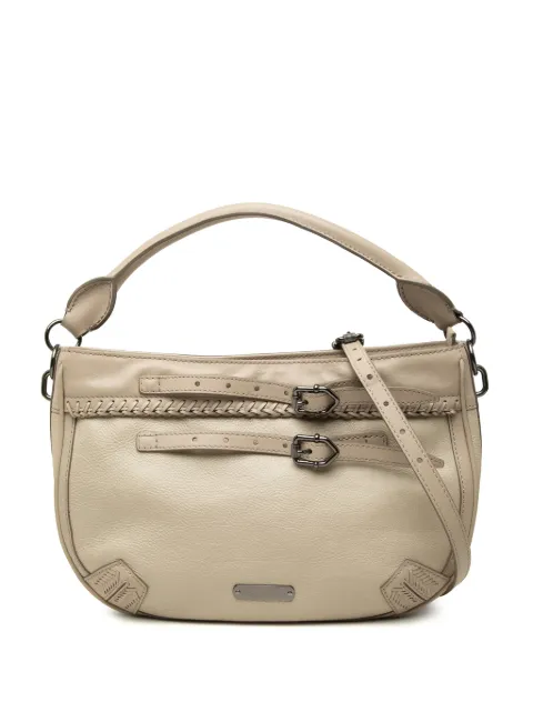 Burberry Pre-Owned 2000-2017 Small Bicolor Leather Waltham satchel Brown 6NH61JW4UD4QPBRG