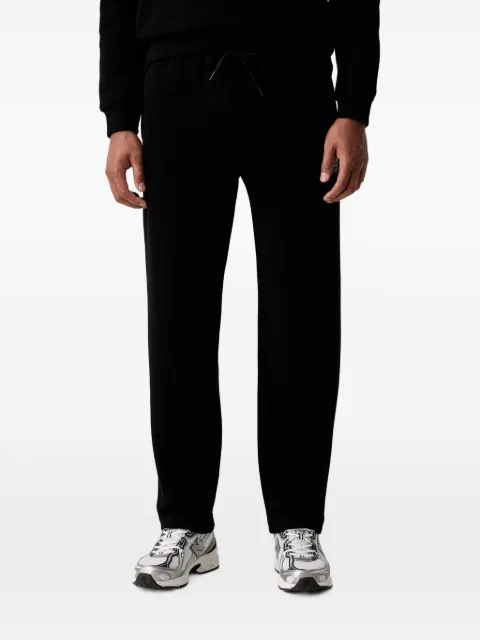 Ea7 Emporio Armani logo-patch drawstring track pants Black 7M002235AF21822