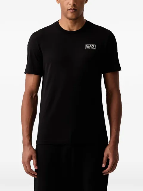 Ea7 Emporio Armani logo-patch T-shirt Black 7M002229AF13741