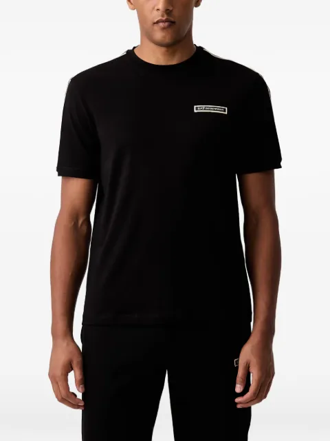 Ea7 Emporio Armani logo-tape T-shirt Black 7M002189AF10373
