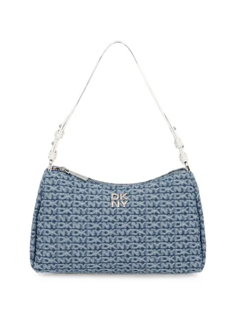 DKNY monogram-logo denim tote bag Blue R623DE54