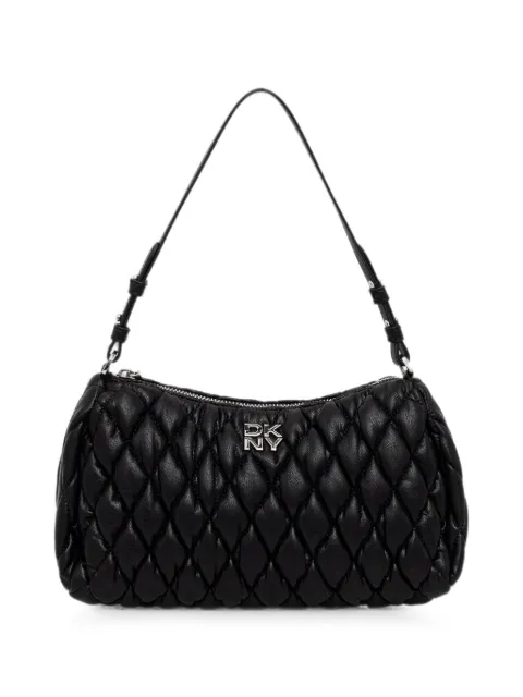 DKNY Remy quilted logo-plaque shoulder bag Black R623ZE54