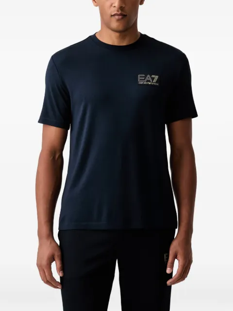 Ea7 Emporio Armani logo-detail T-shirt Blue 7M002238AF13739