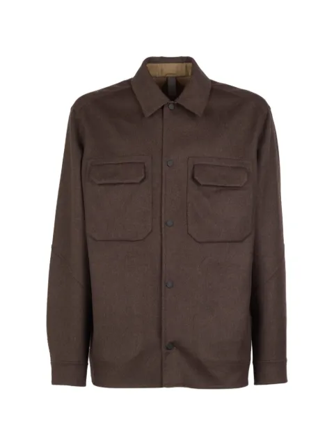 Sease flap-pocket overshirt Brown JJ075TN585