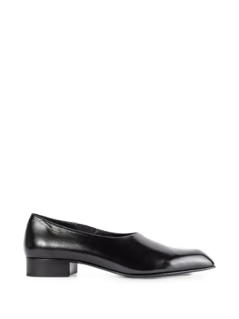 KHAITE Colt slip-on loafers Black F1130943