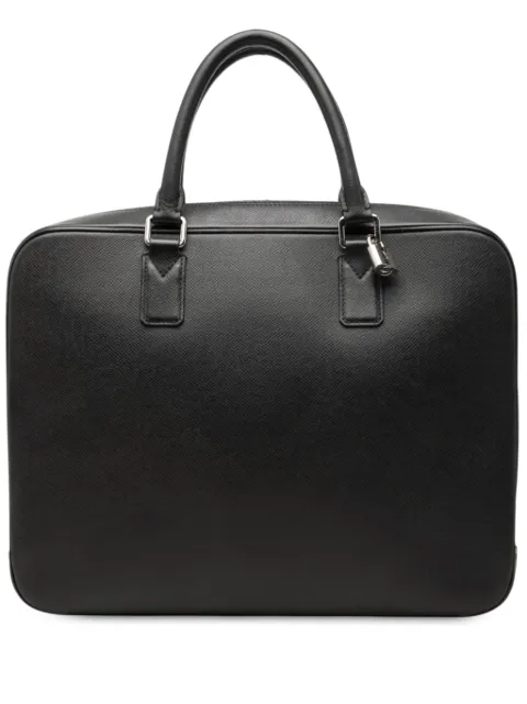 Louis Vuitton Pre-Owned 2012 Taiga Neo Igor Briefcase business bag Black 9M69ZEEYYGOG12PZ