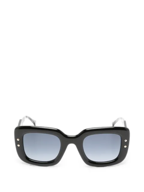 Carolina Herrera square-frame studded sunglasses Black HER0313S