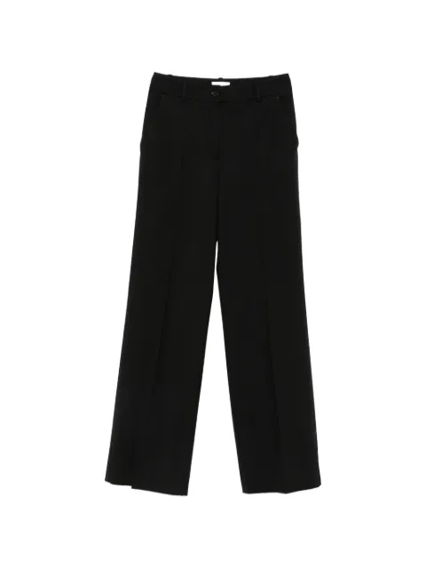 P.A.R.O.S.H. pressed-crease straight-leg trousers Black D2314191LILIUXY26