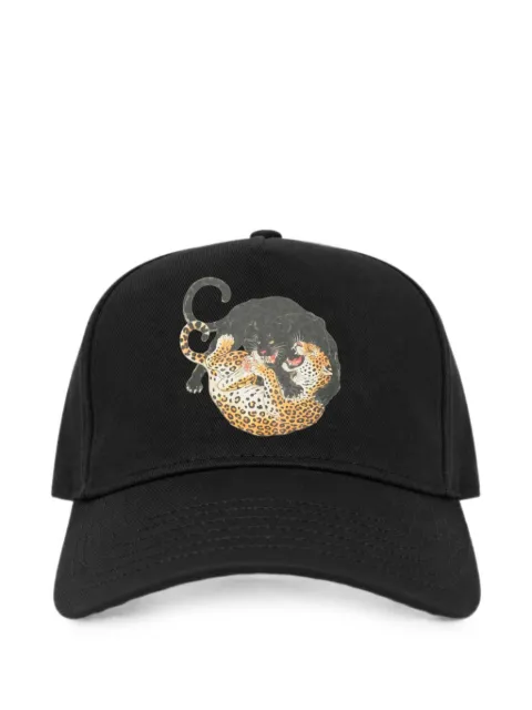 Melt graphic-print cap Black MSCAP5419