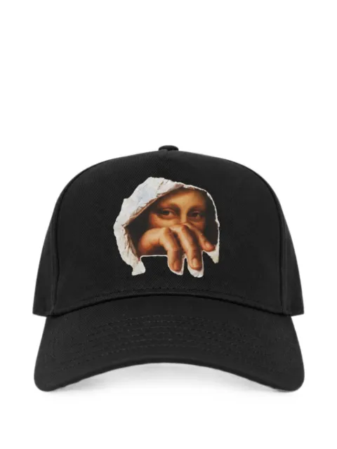 Melt graphic-print cap Black MSCAP5412