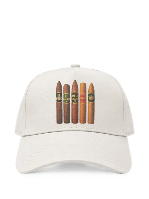 Melt cigar-print cap Neutrals MS5418