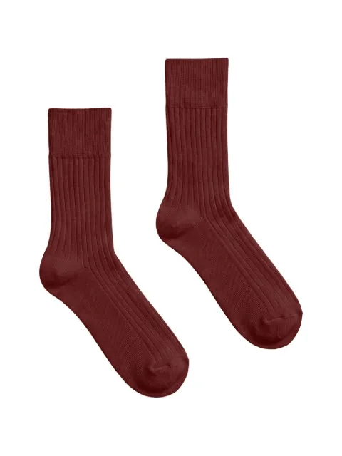 Wolford ribbed-knit socks Red 450433265