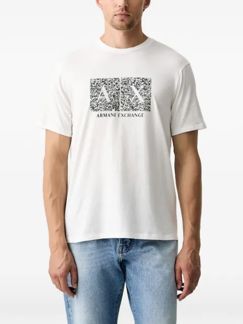 Armani Exchange logo-print short-sleeve T-shirt White XM003100AF10356