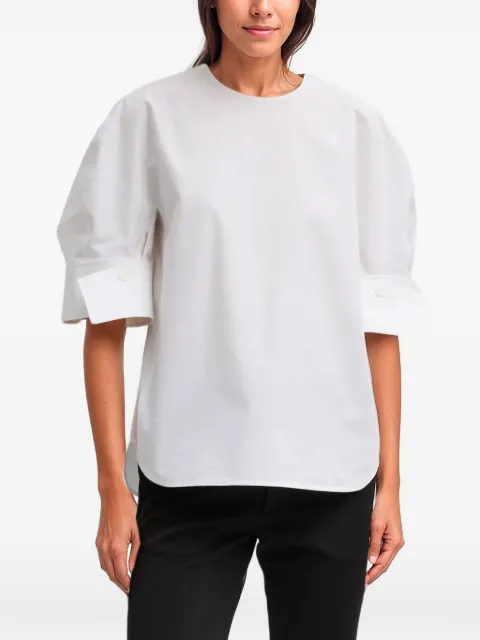 Tibi puff-sleeve blouse White S126CP7568