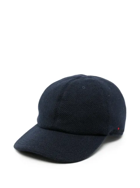 Kiton waffle-knit baseball cap Blue UCPL001K0248L02