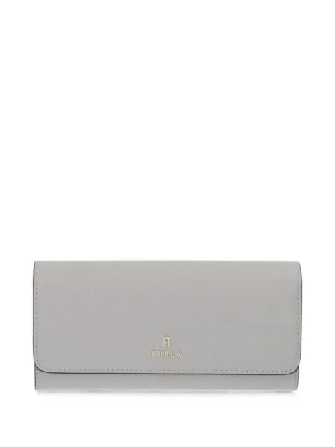 Furla logo-plaque foldover wallet Grey WP00317ARE000