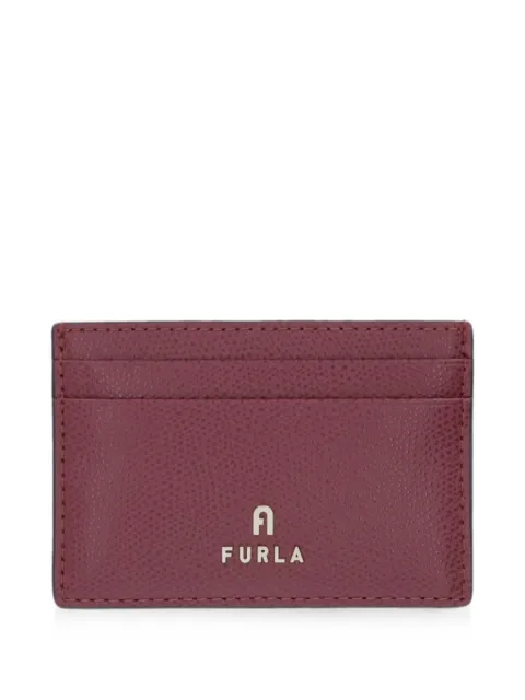 Furla logo-plaque card holder Red WP00305ARE000