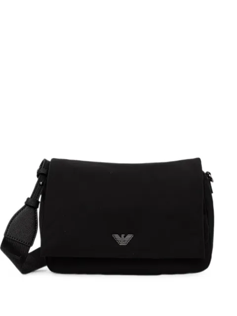 Emporio Armani logo-plaque messenger bag Black EM001806AF28784