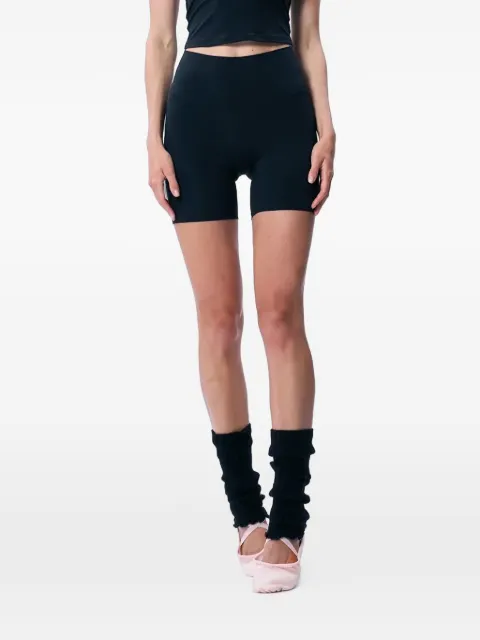 God Save Queens high-waisted shorts Silver GSQ144352