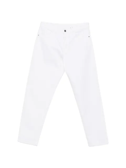 Canali button-fastening straight-leg jeans White 91747PD01661
