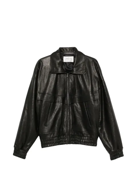 Saint Laurent jacket in bubbled lambskin Black 847967YCNF2