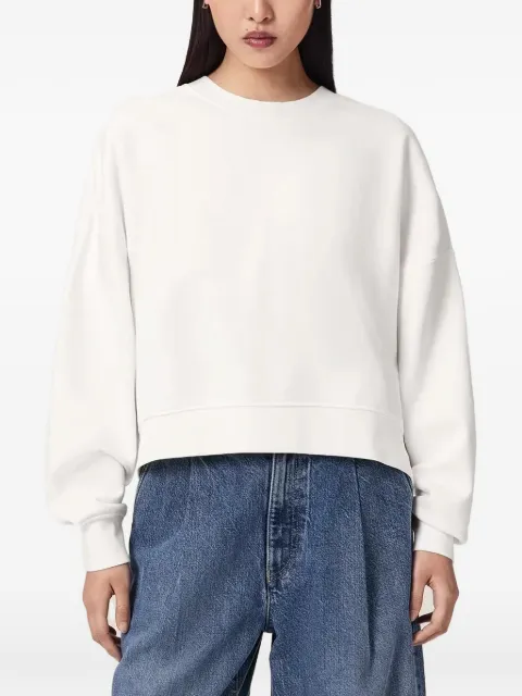 AllSaints Esme Lila oversized long sleeve sweatshirt White W150JE