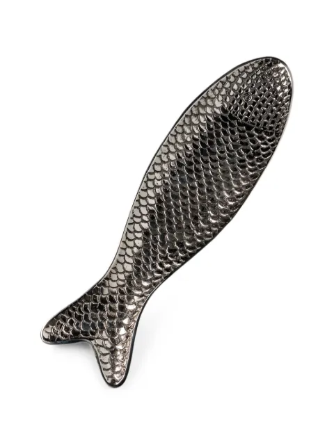 CU I SEEYOU fish-shaped textured tray Silver CU86104