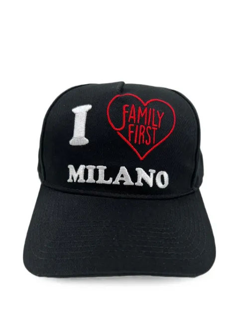 Family First embroidered baseball cap Black HS56BK