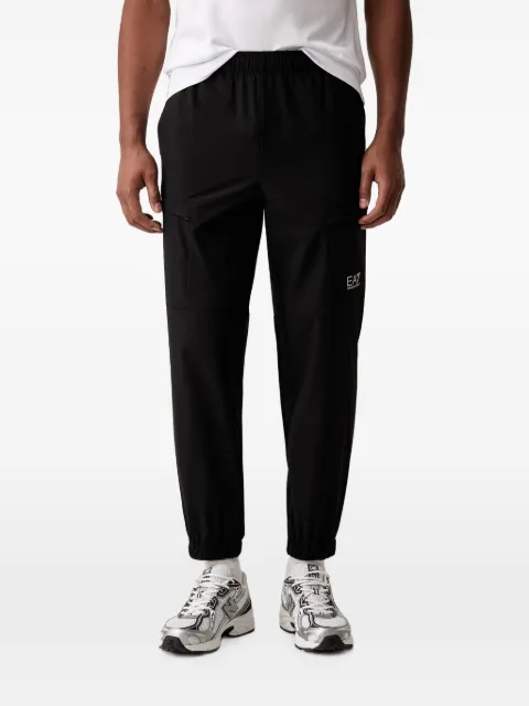 Ea7 Emporio Armani Ventus 7 logo-print track pants Black 7M002818AF13392