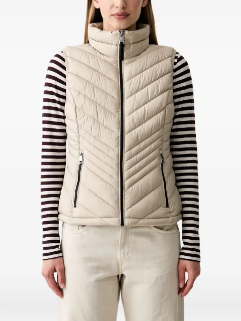 DKNY quilted gilet Neutrals DLEMPY46