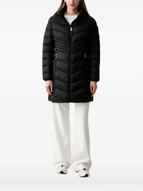 DKNY quilted hooded jacket Black DLEMPZ26