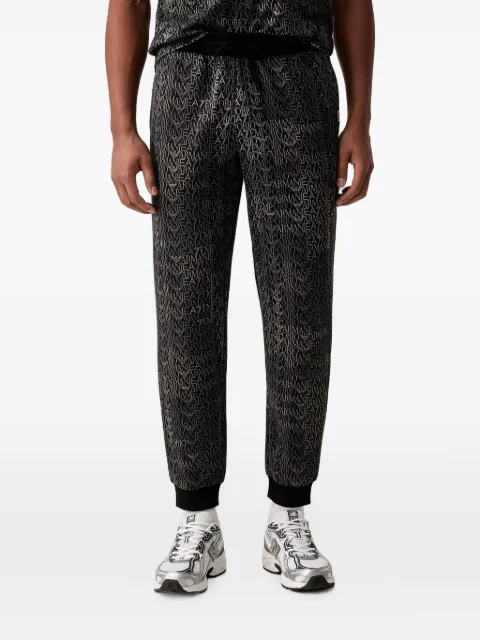 Ea7 Emporio Armani logo-print track pants Black 7M002207AF12660
