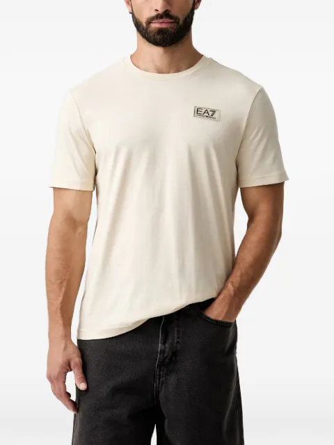 Ea7 Emporio Armani logo-patch T-shirt White 7M002229AF13741