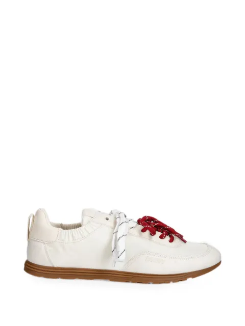 DKNY Arianna logo-embossed panelled sneakers Neutrals K3600076