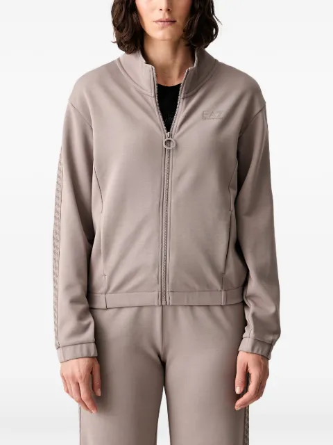Ea7 Emporio Armani logo-print zip-up jacket Grey 7W001381AF12501