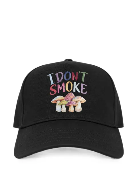 Melt mushroom-print baseball cap Black MSCAP5414