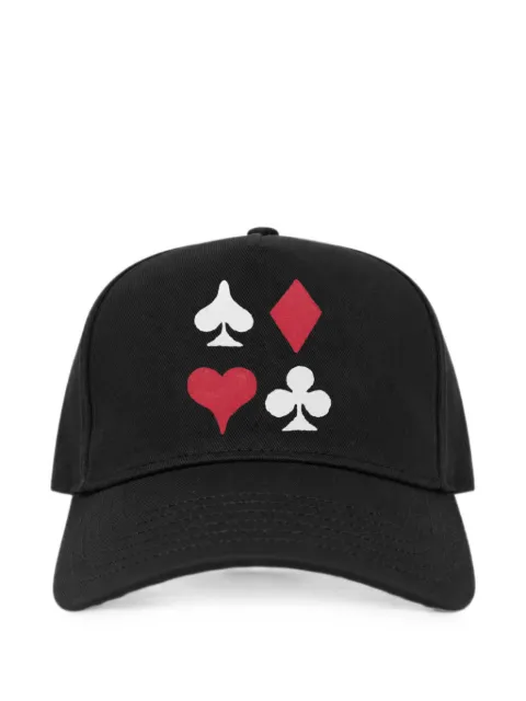 Melt graphic-print baseball cap Black MSCAP5411