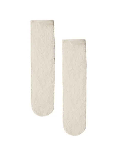 Wolford Infinite Rose net socks White 418121168