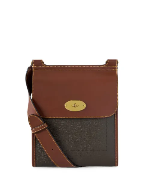 Mulberry Antony grained-texture messenger bag Brown HS5188127