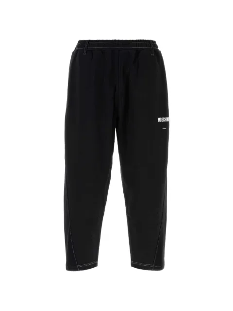 Moschino logo-print track pants Black 262ZZ03545228