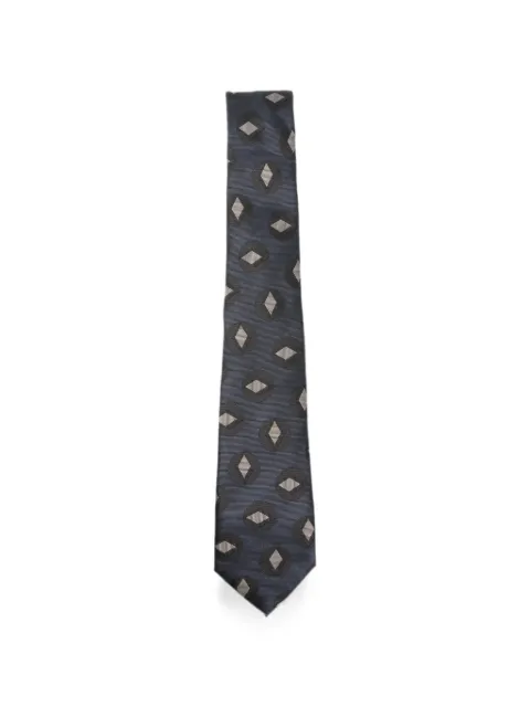 Giorgio Armani geometric-pattern tie Blue GM000800TE22465
