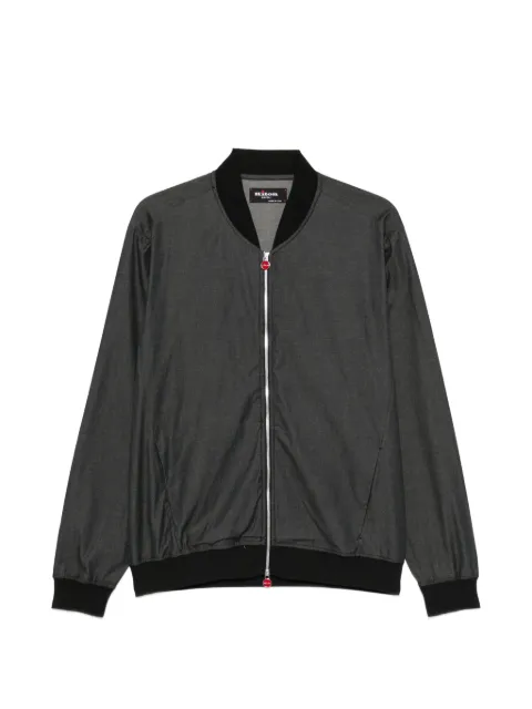 Kiton zip-fastening bomber jacket Black UGO001H0989001000
