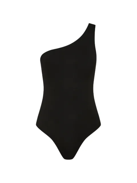 BONDI BORN Phoebe one-shoulder swimsuit Black ELM426V