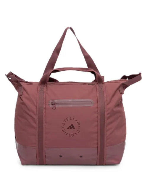 adidas by Stella McCartney logo-print tote bag Red KS3059