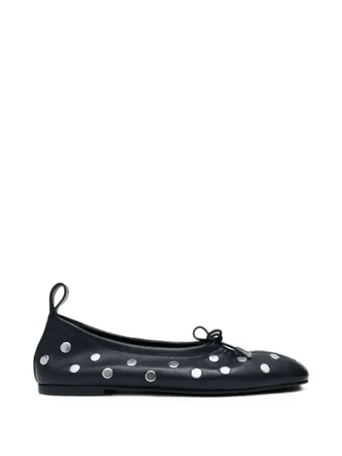 ALOHAS Rosalind stud-embellishment ballet flats Black S10155102