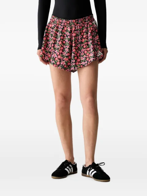adidas floral-print 3-Stripes shorts Black KR0277