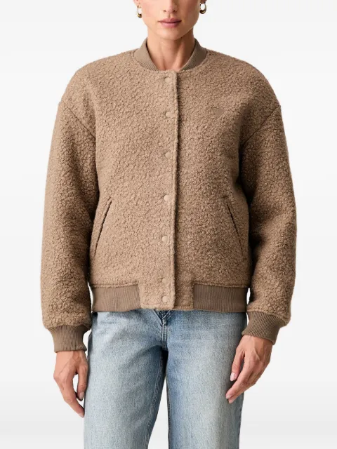 GUESS USA faux-sherpa jacket Neutrals V6YL08W3267