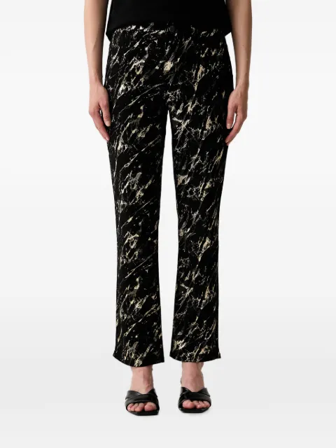 Joseph Ribkoff marble-print jeans Black 263972