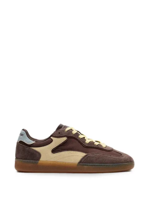 Hoff Park suede-panelled lace-up sneakers Brown 22619406