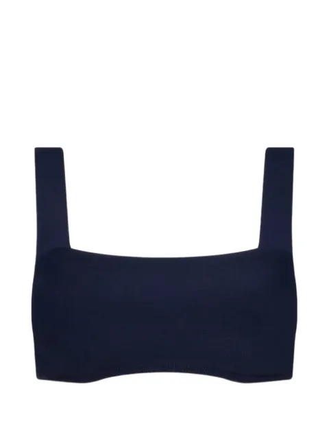 BONDI BORN Elle bikini top Blue SIB391SNVY